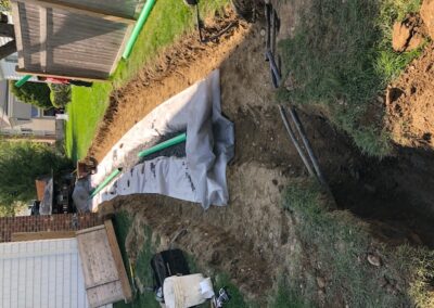 French Drain Installation & Landscape Drainage Project | New Canaan, CT